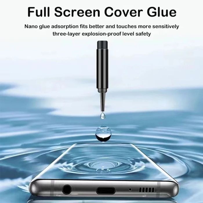 Honor Magic8 Pro 7 Pro 7 6 Lite/3D UV Стъклен протектор с течно лепило