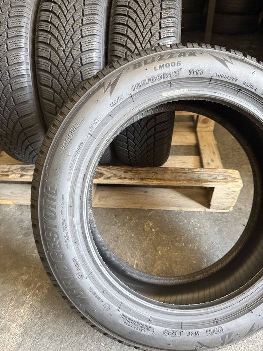 4 anvelope iarna 165/60/15 Bridgestone 7-7.3 mm DOT 2022!