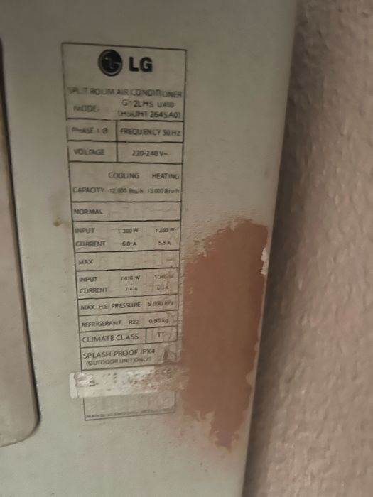 Konditsioner LG 12 tali rabochiy freoni yoq sotiladi