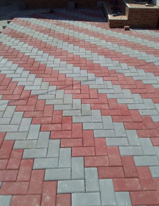 Укладка брусчатки 1500