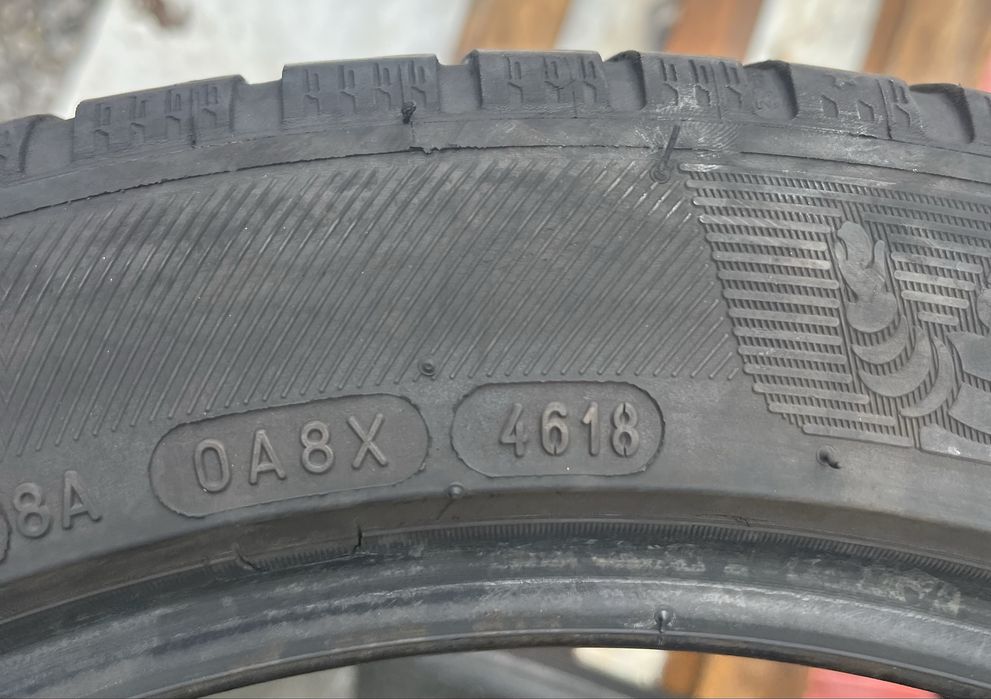 2бр 225/45/17 на 5,7мм с 18дот