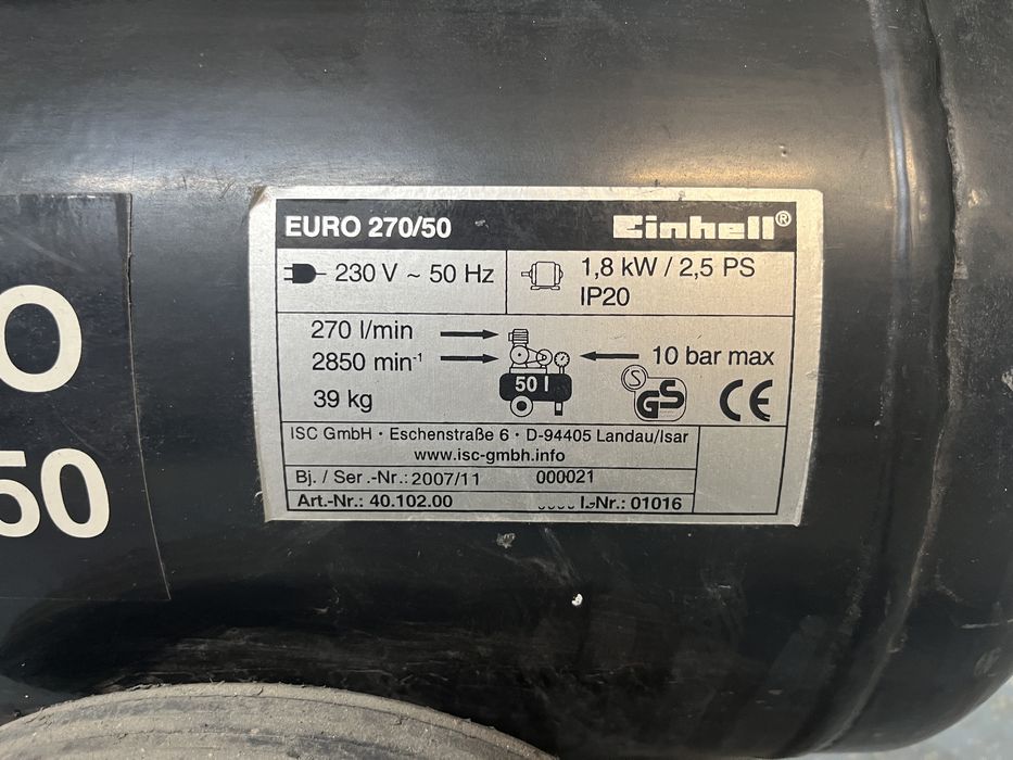 Компресор Einhell Euro 270/50 50л.