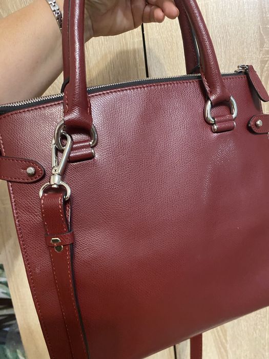Geanta Musette piele naturala