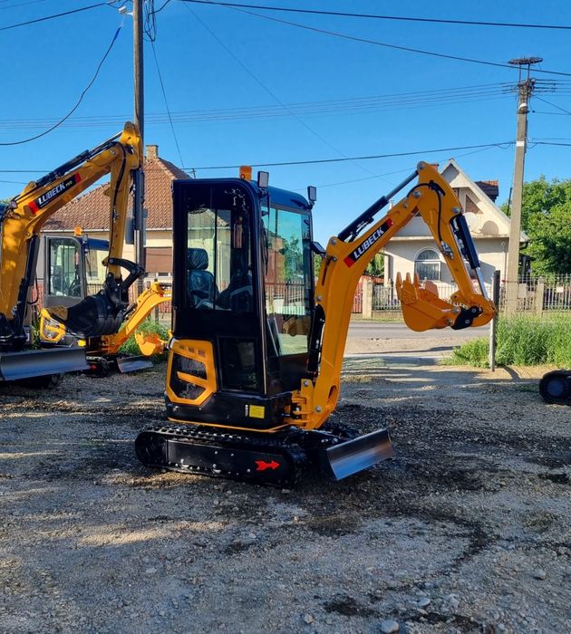 Miniexcavator Lubeck W 169 Nou 1.6- tone  Garantie 2 ani