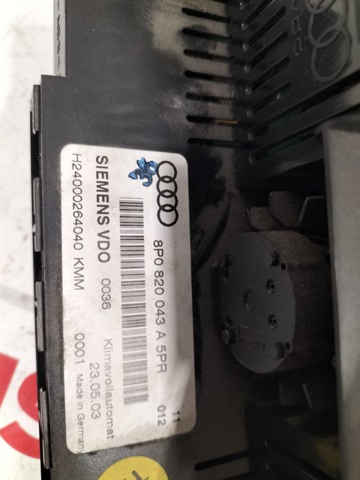 Управление климатроник с подгрев Audi A3 8P / Ауди А3 8П 2005г.