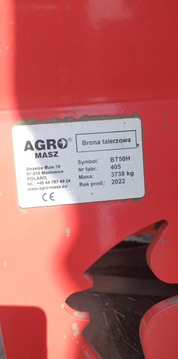 TerraDisc agromasz5 metri si grubber unia