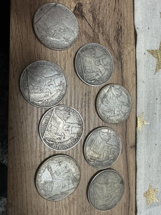 Monede Indo-China Franceza 1908