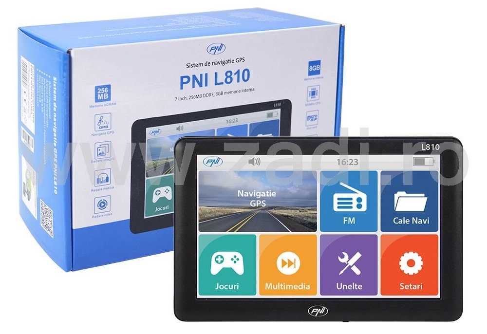 Gps pni (256 ram,8gb,800mhz)-4 programe camion-harti full europa