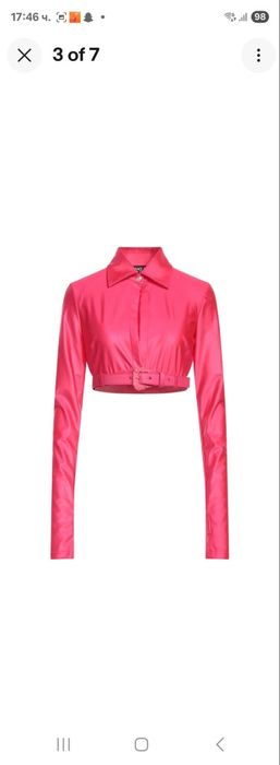 Versace Jeans Couture  дамска кроп ризка ,блуза