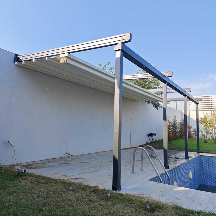 Motorli pergola tizimi Моторизованная система перголы навес naves tent