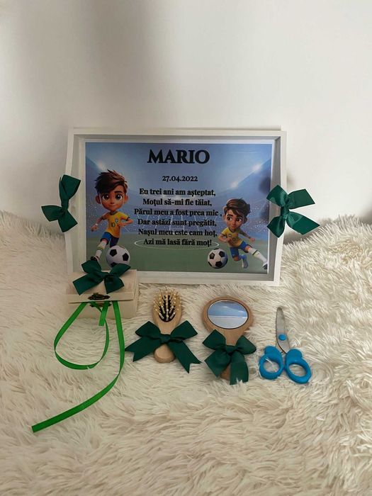 Tăviță de tăiere moț – Set complet pentru prima aniversare