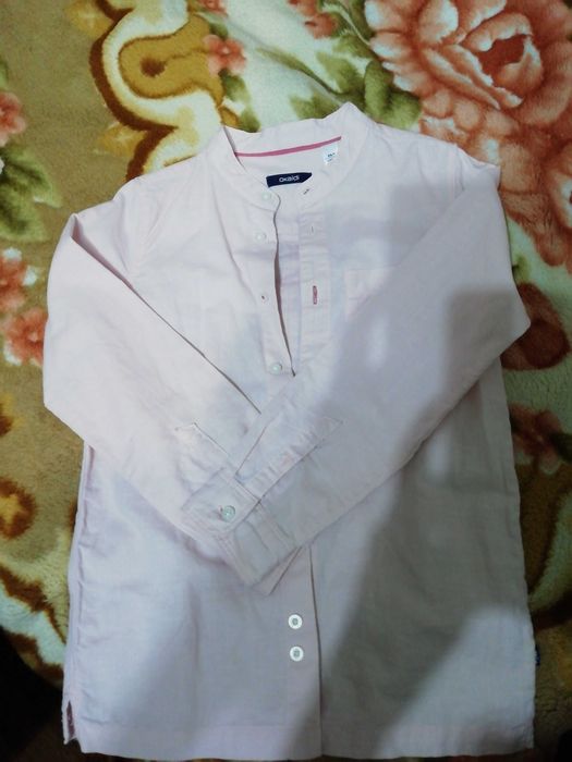 Рубашка на мальчика. Льняная