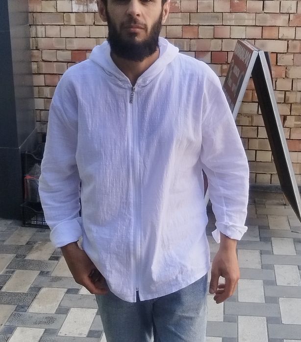 Срочно цена только  на 2 дня  успейте купит Рубашка с капюшоном лён