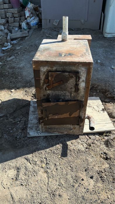Котел-печь чугунная