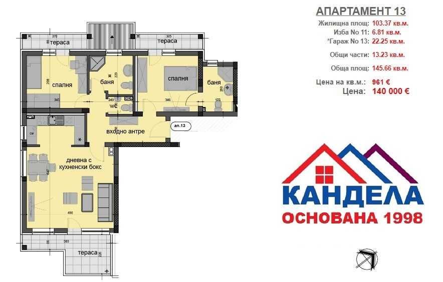 Продава се Тристаен апартамент в Пловдив, Остромила - 116 кв.м за 983 €/кв.м - Снимка #4