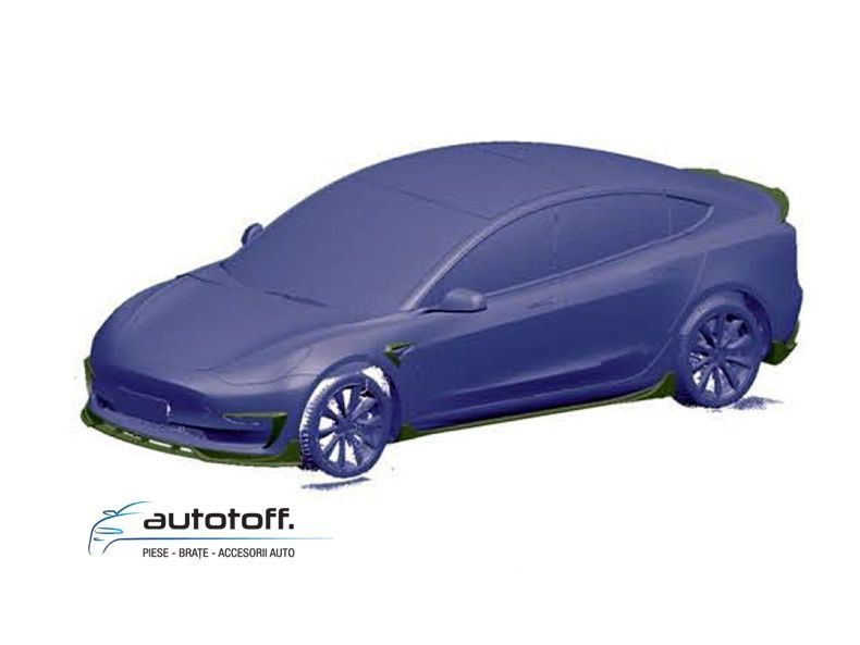Pachet aerodinamic Tesla 3 (2017+)