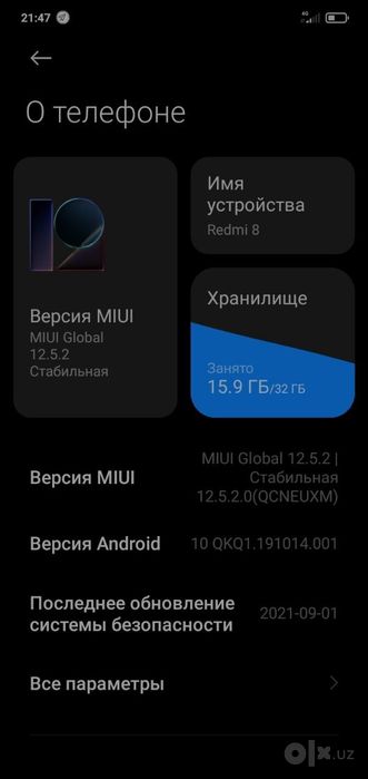 Redmi8bor sotiladi ayb yu manzil andijon