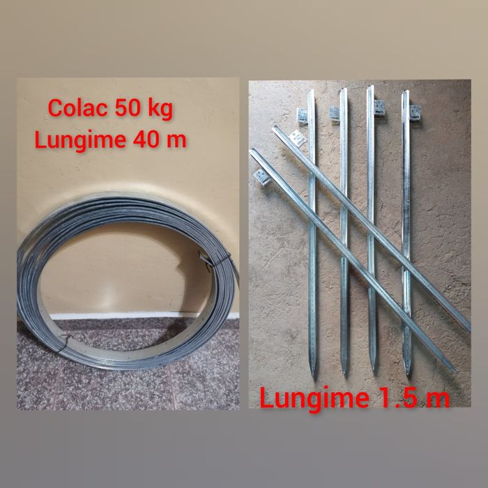 Platbanda zincata 40x4 mm / colac 50 kg