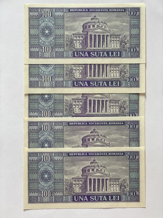 Bancnote vechi Romania UNC 100 lei