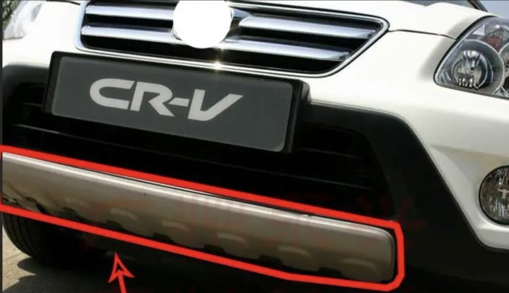 Honda crv накладка на передний бампер црв накладка бампера CR-V бампер