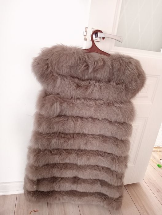 Жилетка из меха песца