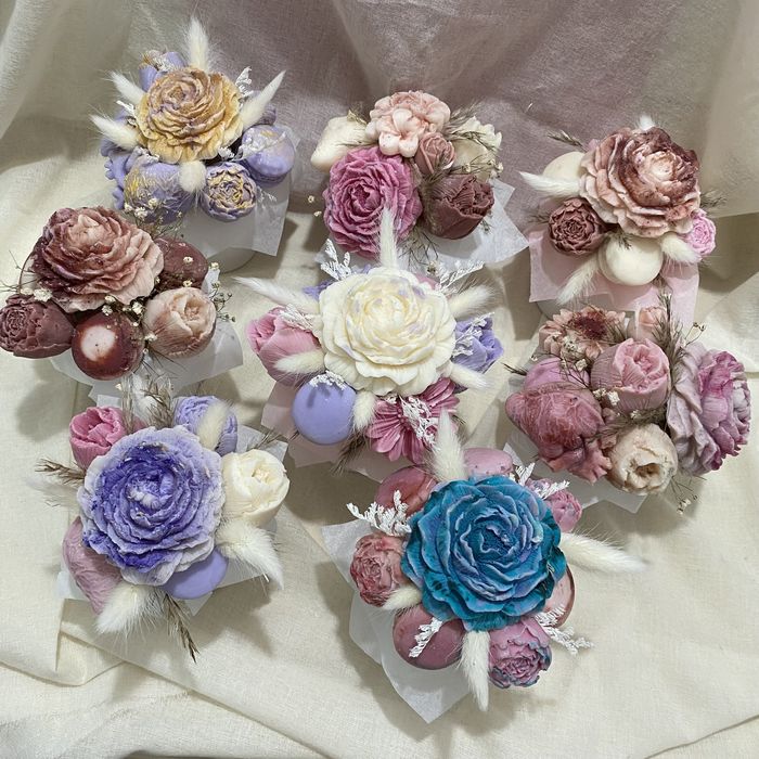 Aranjamente parfumate din ceara de soia