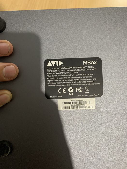 Проигрыватель Pro Tools Mbox