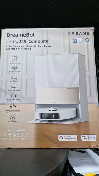 Dreame L20 Ultra / AI 3D Camera / Auto-Empty / Mop Wash-Dry /МорЕхtеnd