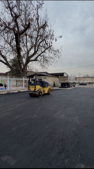 Асфальт хизмати/ Asfalt Yotqizish Ishlari Asfalt qilamiz/ Асфалт иши