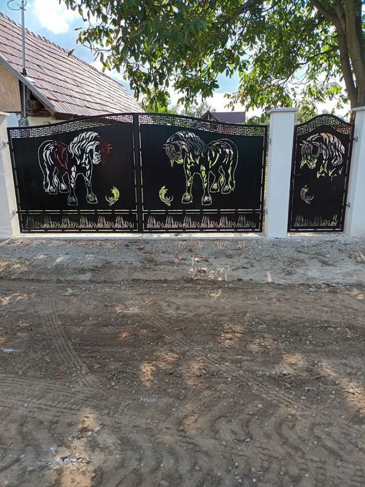 Porti din tabla decupata
