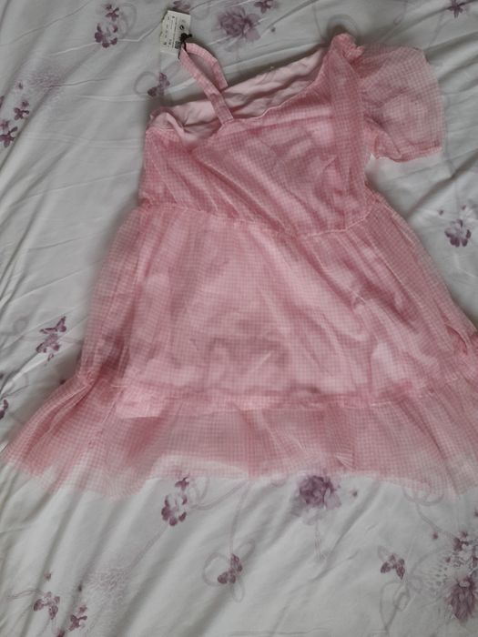 rochie zara umar gol 116 5 6 ani roz noua eticheta