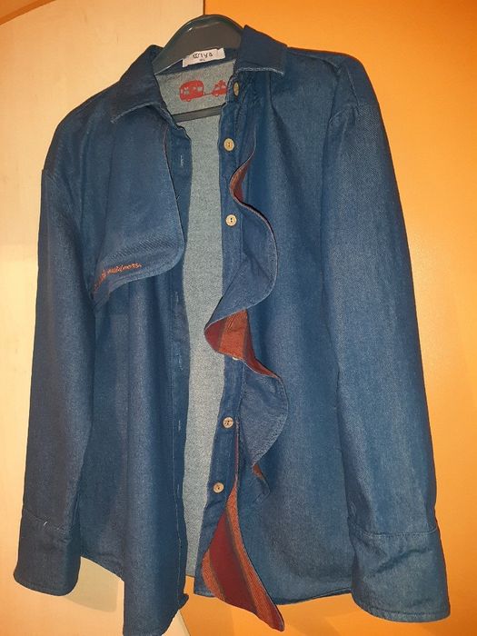 Дамска дънкова елегантна риза р-р М/L