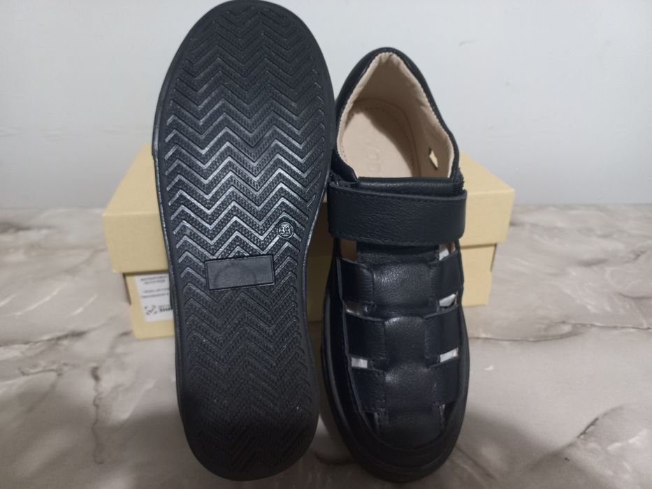 Кожаная школьная обувь для мальчика