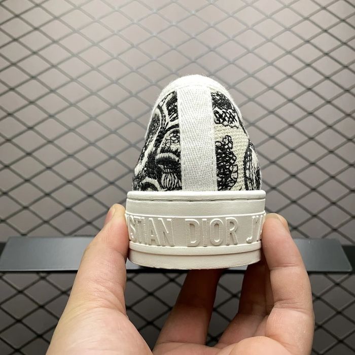 CD Walk'n'Dior Sneaker "Black/White Toile de Jouy"