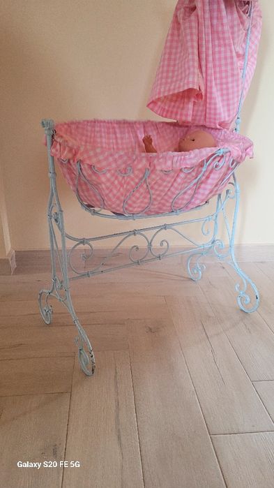 Метален макет на самолет,ръчно изработен