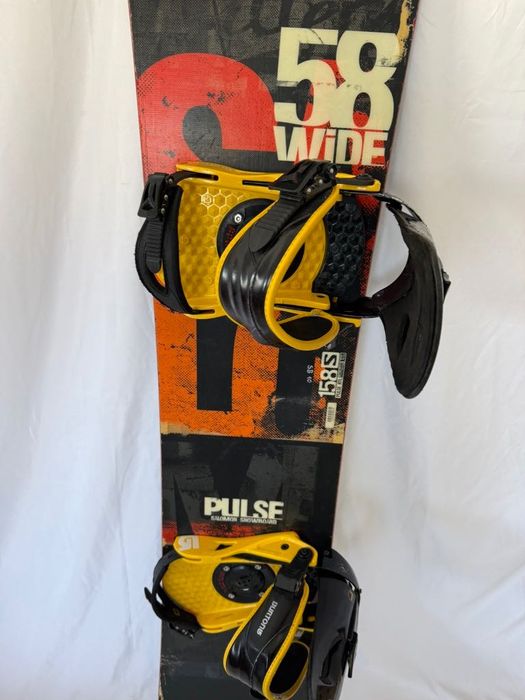 Placa Snowboard Salomon Pulse 158cm WIDE + Legături Burton