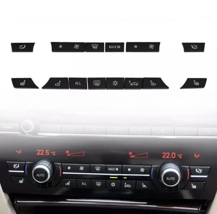 Set 14 Butoane scaune ventilate clima Bmw Seria 5 7 F01 F02 F07 GT F10