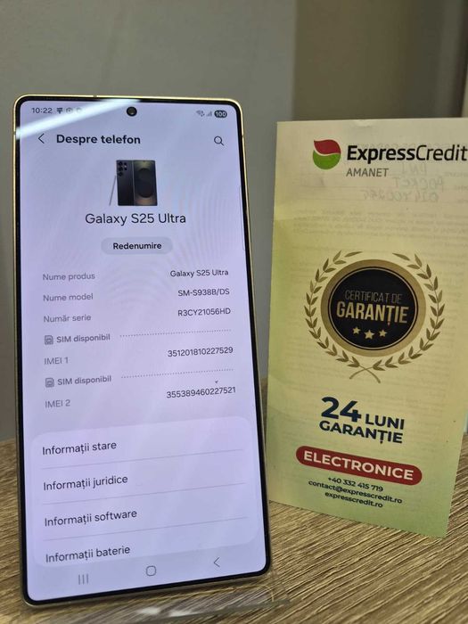 (AG42) Samsung Galaxy S25 Ultra b13183 - Garantie 2 ani!