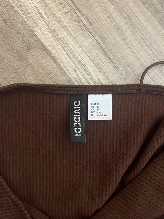 Кафява дамска рокля H&M