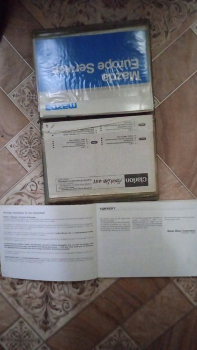 Руководство по эксплуатации (книга) Мазда 626