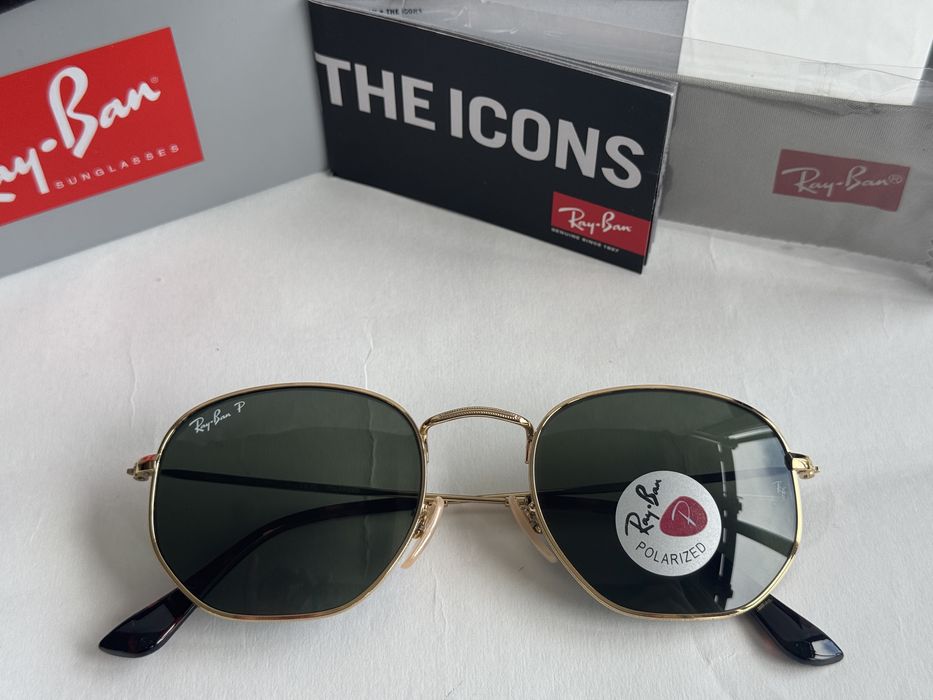 Ochelari de soare RAY BAN 3548N Hexagonal Polarizati Noi