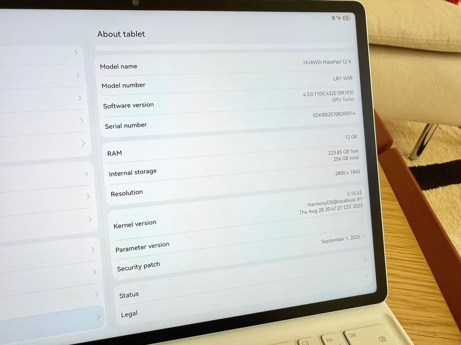 Tableta Huawei MatePad 12 X 2025, 12GB RAM, 256GB, Full Box