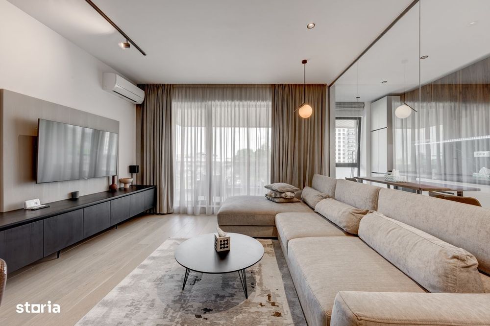 Închiriere: 2 Camere cu Design Interior în Nusco City | Loc de Parcare