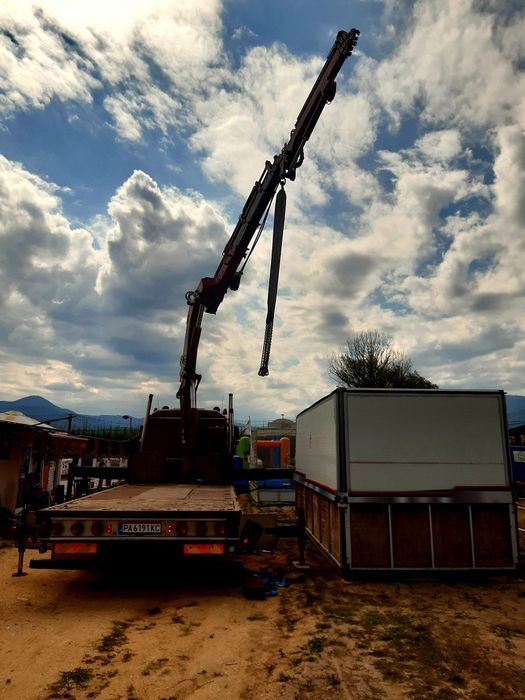 Камион с кран 21 м. Пазарджик. Транспортни услуги.Автокран