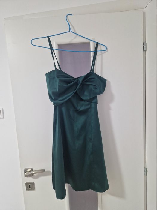 rochie scurta verde