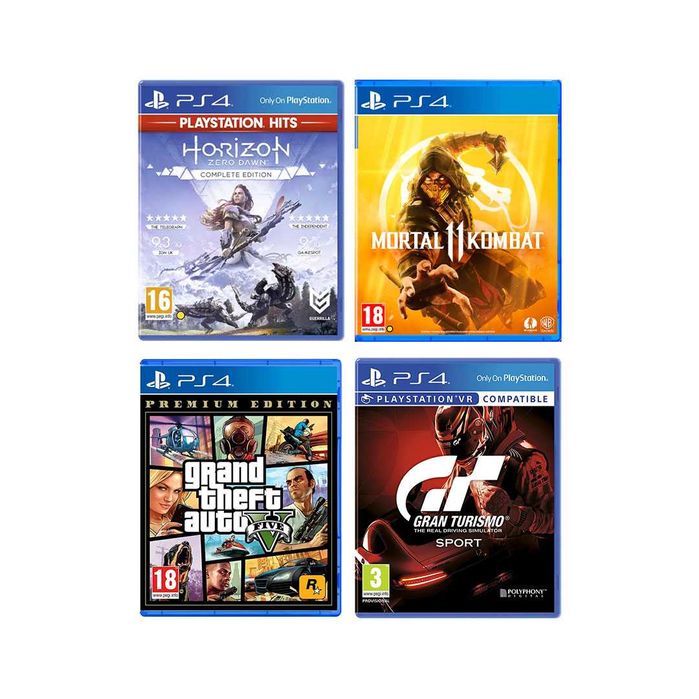 PlayStation 4 Slim 1TB + 2 контролера + игри – ПЪЛЕН КОМПЛЕКТ