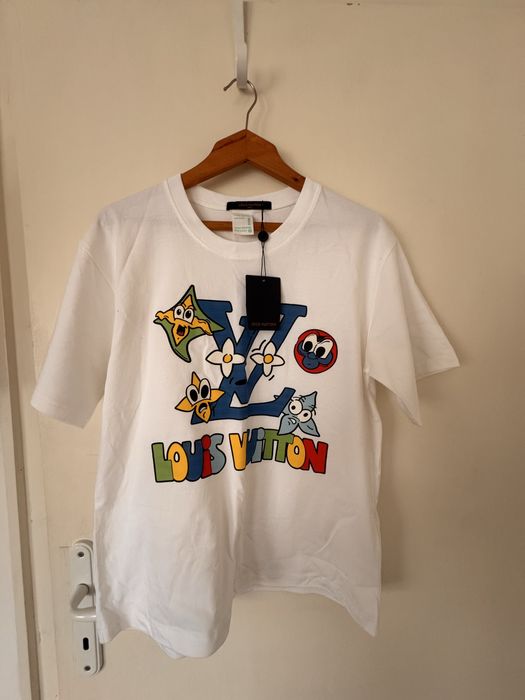Бяла тениска louis vuitton