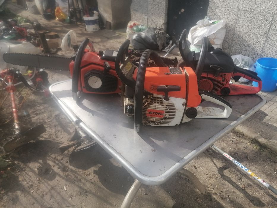 Резачки за дърва. Работещи. И на части