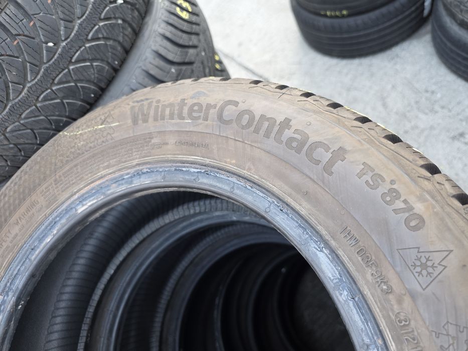 2бр Като нови зимни гуми 185 60 14 - Continental