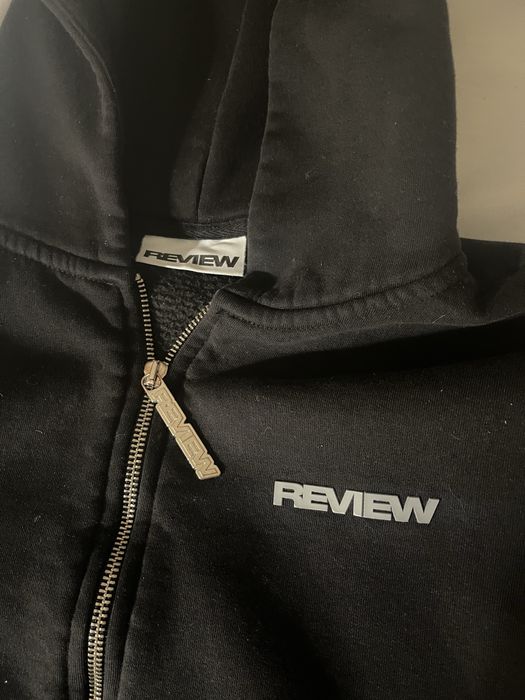 Hanorac Review cu fermoar